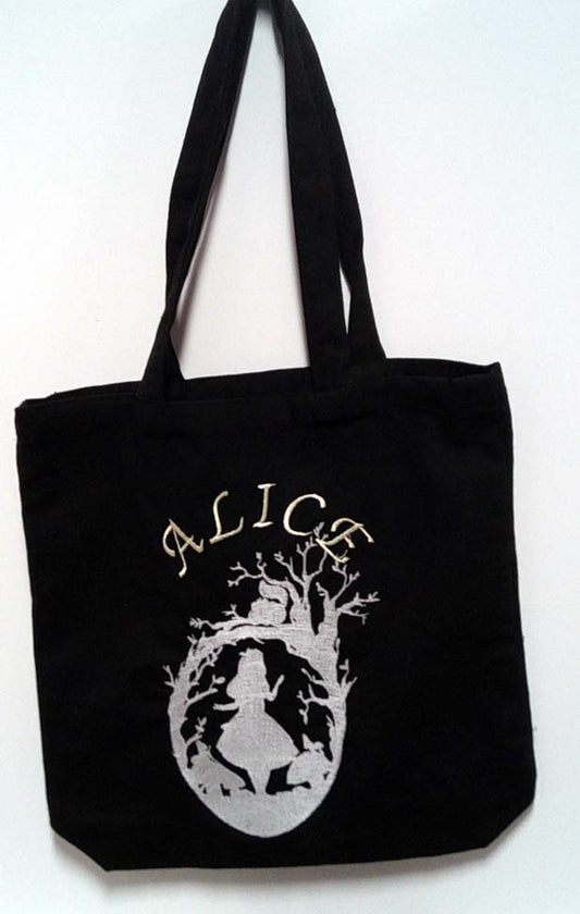 Embroidered Alice Tote Bag