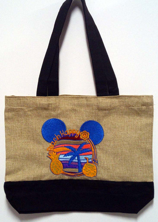 Canvas tote for beach or shopping