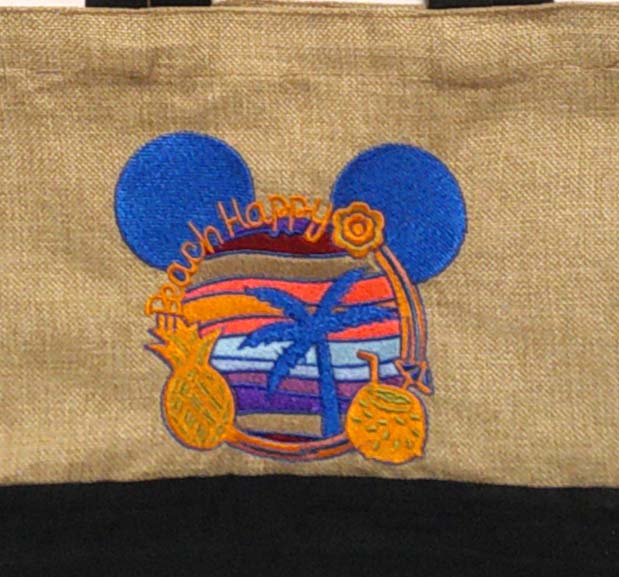 Canvas tote for beach or shopping
