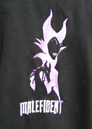 Black hooded one of a kind sweatshirt with evil villain machine embroidered on back.  Size L
