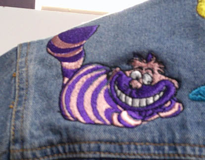 Repurposed one of a kind machine embroidered denim jacket.  Size M  FREE SHIPPING