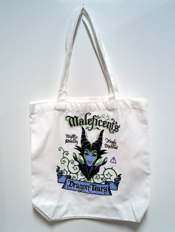 White Evil Fairy canvas tote bag