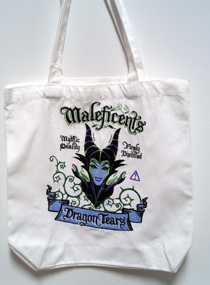 White Evil Fairy canvas tote bag